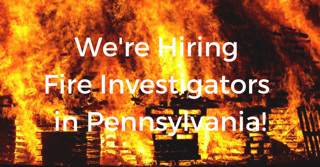 Fire Investigator Jobs in Pennsylvania